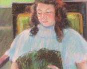 玛丽史帝文森卡萨特 - Young Girl Reading